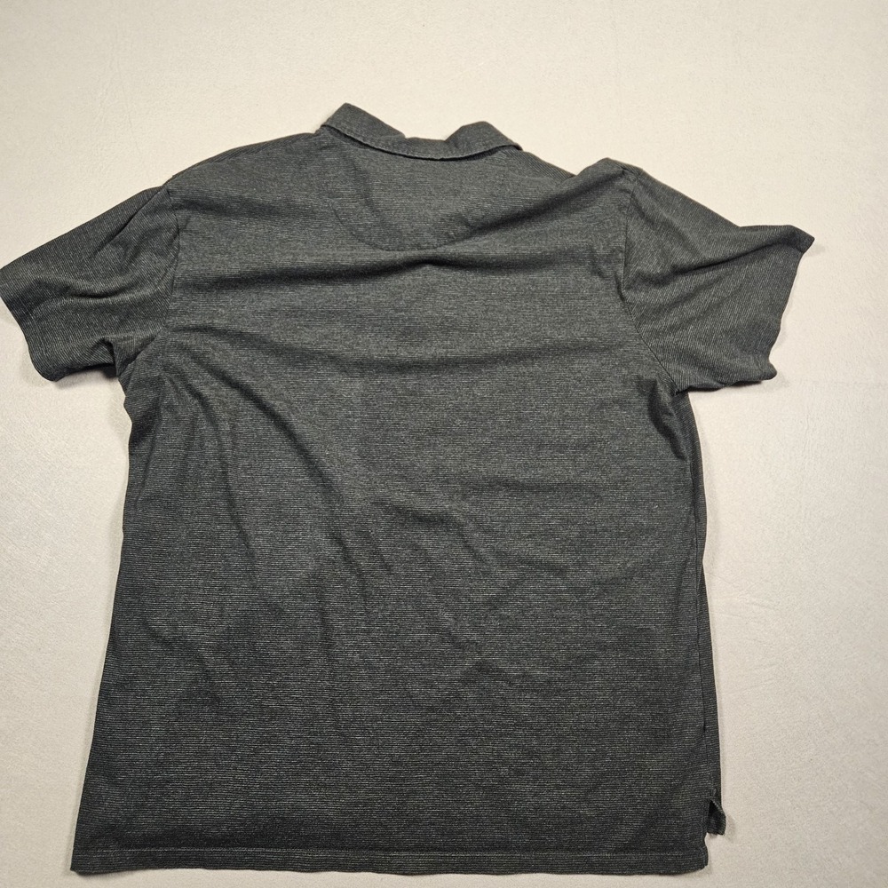 Grayers Polo Shirt Charcoal Gray Micro Stripe XL - Picture 7 of 7